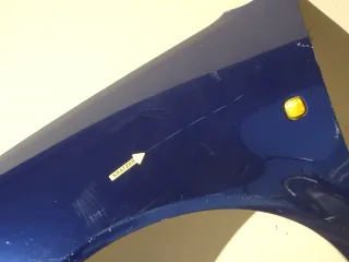 Audi A3 8L Kotflügel vorne links blau LZ5K (bis ca. MItte 1999 passend) - Bild 5