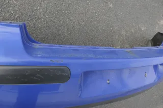 VW Golf 4 Limousine Stoßstange hinten Heckstoßstange Stoßfänger blau LW5Z jazzb - Bild 3