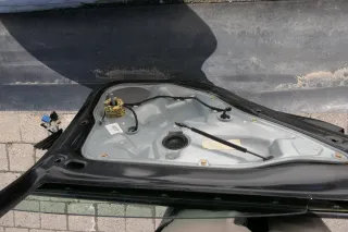 Seat Ibiza 6L Tür 4/5-Türer hinten links schwarz LC9Z - Bild 2