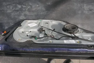 VW Touran 1T 1T3 Tür hinten links blau LB5N indigoblau mit Scheibe - Bild 6