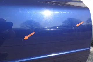 VW Passat 3B 3BG Kombi Limo Tür vorne rechts Beifahrertür blau LB5N ohneAnbautei - Bild 4