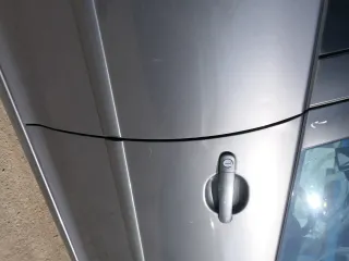 Golf 5 V 1K Tür Türblatt vorne rechts Beifahrertür 4/5-Türer grau LA7T +Rahmen - Bild 3