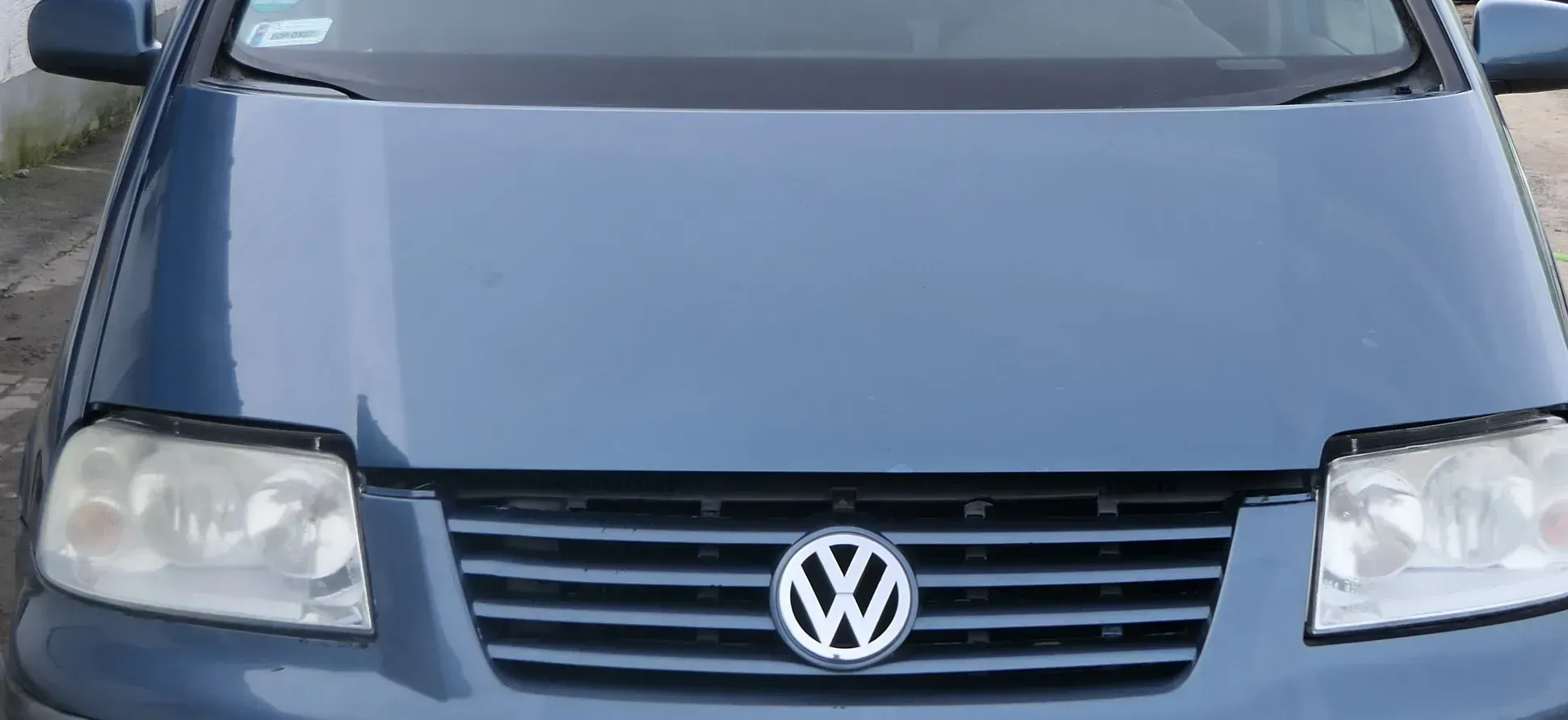 VW Sharan 7M Motorhaube Klappe Haube vorn vorne blau LC5W ab ca.Bj2000passend - Bild 1