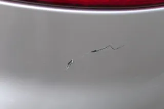 Audi A6 4B Kombi Avant Stoßstange hinten Heckstoßstange silber gra LY7W Facelift - Bild 4