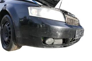 Audi A4 8E B6 Kombi Avant Stoßstange vorne mit Spoiler schwarz LY9B - Bild 3