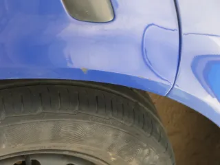 VW Golf 4 Bora Kombi Stoßstange hinten Heckstoßstange Stoßfänger blau LA5C - Bild 10