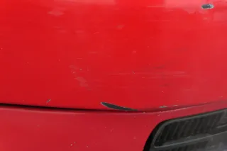 VW Polo 6N Stoßstange vorne 2-geteilte Frontstoßstange rot LP3G Stoßfänger - Bild 11