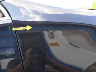 VW Golf 6 Variant Kombi AJ5 Kotflügel vorne rechts schwarz L041 - Bild 9