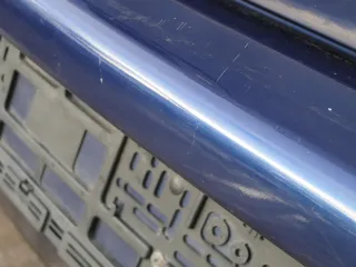 VW Golf 4 Limousine Stoßstange hinten Heckstoßstange Stoßfänger blau LB5N - Bild 13