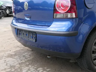 VW Polo 9N 9N3 Stoßstange Heckstoßstange hinten blau LA5K     PDC - Bild 14