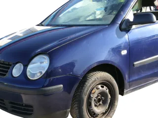 VW Polo 9N Stoßstange Frontstoßstange vorne blau LB5N - Bild 2