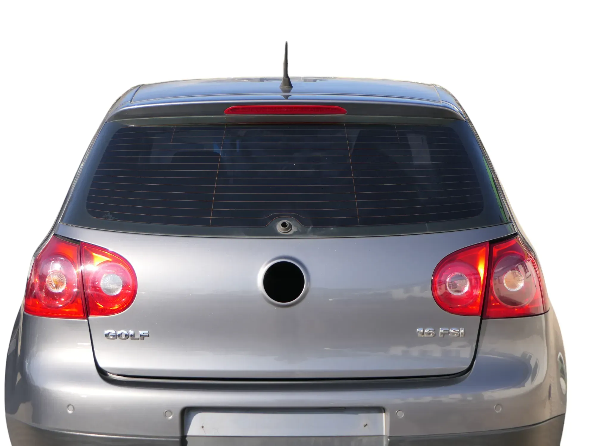 VW Golf 5 V Heckklappe hinten Kofferraumklappe + Scheibe grau LA7T - Bild 1