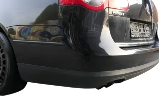 VW Passat 3C Kombi Stoßstange hinten Heckstoßstange Stoßfänger schwarz LC9X - Bild 16