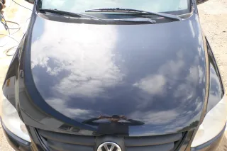 VW Fox 5Z Motorhaube Klappe vorn vorne schwarz LC9Z Haube - Bild 1