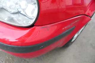 VW Golf 4 1J Stoßstange vorne Stoßfänger vorn rot LY3D - Bild 4