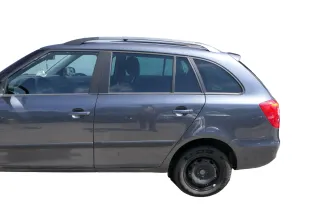 Skoda Fabia 5J Kombi Tür hinten links - grau LF8J - ohne Anbauteile - Bild 1
