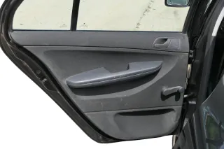1 x Skoda Fabia 6Y Türverkleidung Verkleidung Tür hinten links schwarz onyx - Bild 1