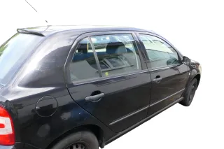 Skoda Fabia 6Y Limousine Schrägheck Tür hinten rechts schwarz LF9R - Bild 2