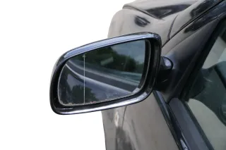 Skoda Fabia 6Y mechanischer Spiegel Außenspiegel links schwarz LF9R Glas - Bild 1