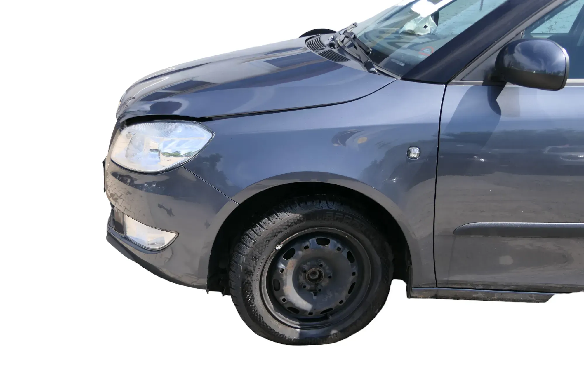 Skoda Fabia 5J Kotflügel vorne links - grau LF8J auch Kombi - Bild 1