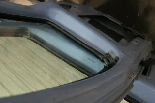 VW Caddy 9K Seat Inca Tür hinten rechts Heckklappe Hecktür blau + Scheibe - Bild 3