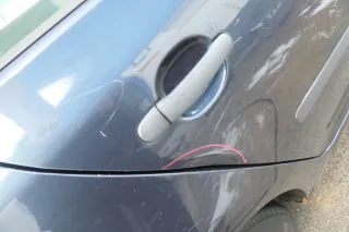 VW Golf 5 V 1K Tür  Türrahmen Türblatt hinten rechts 4/5-Türer blau LC5F - Bild 3