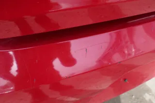 VW Fox 5Z Stoßstange hinten Stoßfänger rot LY3D Heckstoßstange - Bild 6
