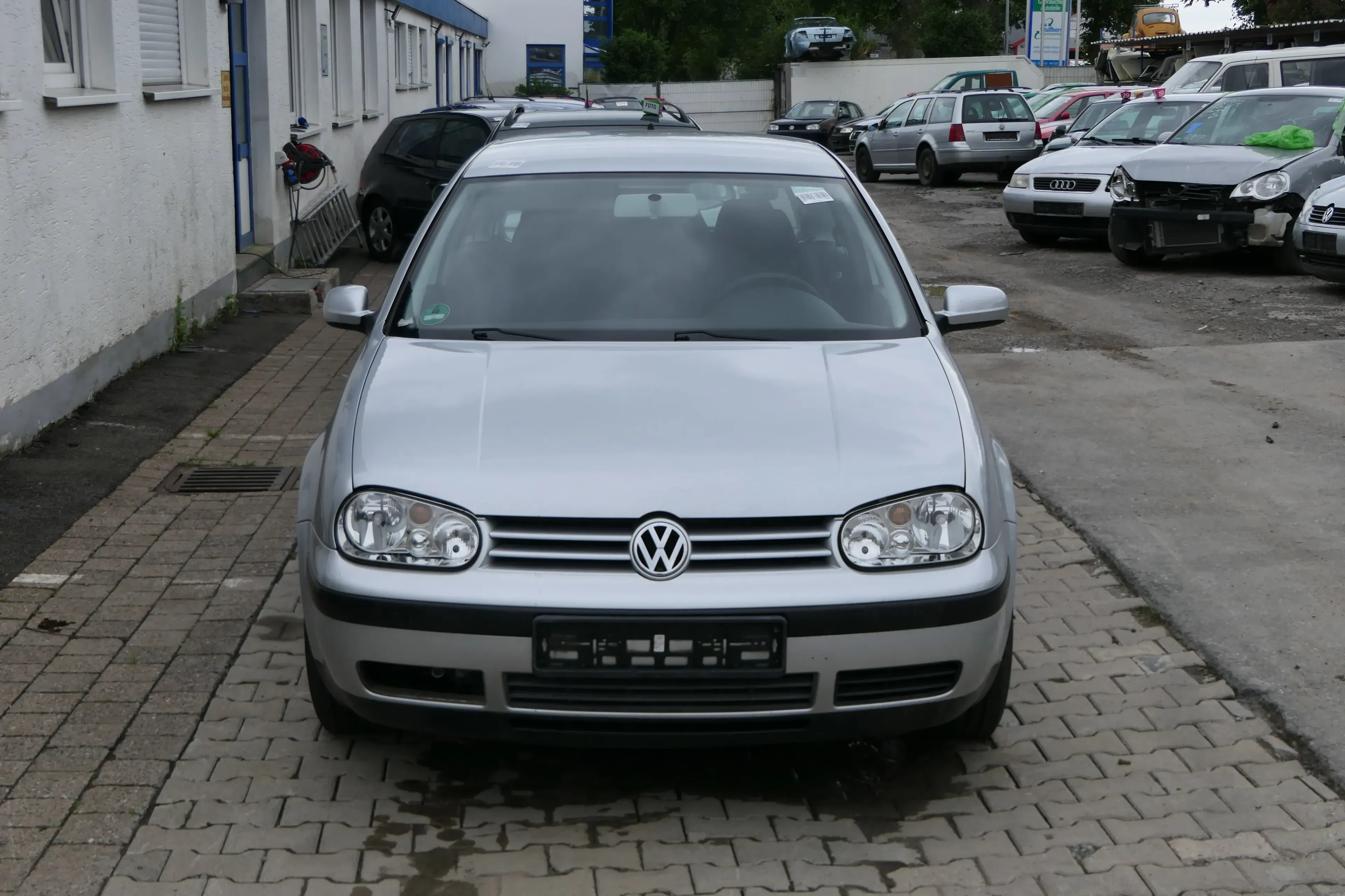 VW Golf 4 Motorhaube Haube Klappe vorne silber grau LA7W grau reflexsilber - Bild 1