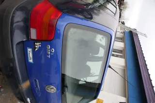 VW Golf 4 Limousine Heckklappe Kofferraumklappe Klappe hinten blau LW5Z-ohneAnb - Bild 2
