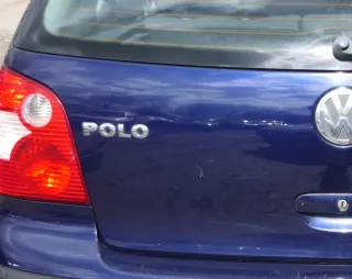 VW Polo 9N3 9N Heckklappe Kofferraumklappe Klappe blau LB5N ohne Anbauteile - Bild 3