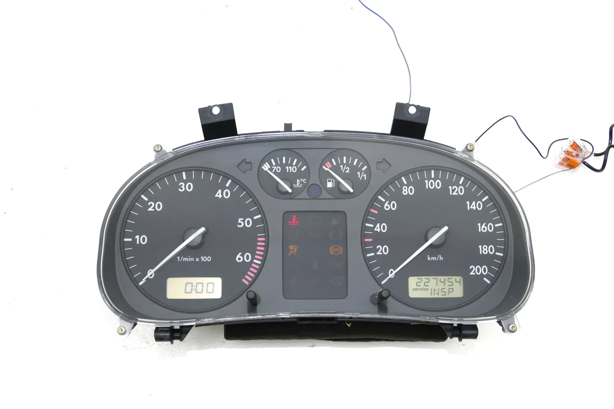 VW Polo 6N Tacho Tachometer Kombiinstrument 227.000km 6N0919860T 6N0919860R - Bild 1
