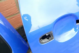 VW Lupo Seat Arosa Tür vorne rechts Beifahrertür blau LW5Z ohne Anbauteile - Bild 5