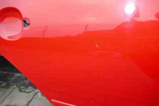 VW Bora Tür hinten rechts nur Limousine rot LP3G (ohne die große Scheibe) - Bild 2