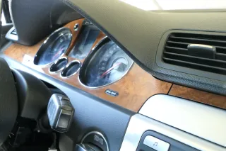 VW Passat 3C Mittelkonsole Verkleidung Abdeckung Tacho Dekor nur Holz Nuss - Bild 4