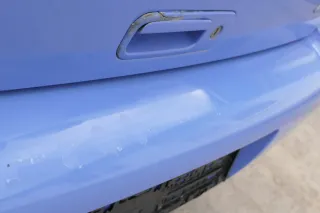 VW Lupo Stoßstange hinten Heckstoßstange Stoßfänger blau LR5A softblau - Bild 7