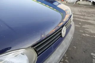VW Golf 3 + Cabrio 1E Motorhaube Haube Klappe vorne blau LA5E - Bild 6