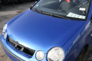 VW Polo 9N Motorhaube Klappe vorne blau LA5M bisca.Bj.2004 - Bild 3