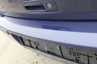 VW Polo 6N2 Stoßstange hinten Heckstoßstange Stoßfänger blau LB5N indigoblau bla - Bild 7