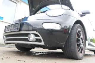 VW New Beetle 9C Stoßstange vorne Stoßfänger vorn schwarz L041 - Bild 5