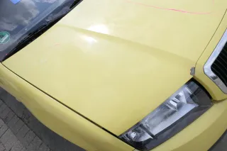 Skoda Fabia 6Y Motorhaube Klappe vorne gelb LF1R vorn     (OHNEgrill!) - Bild 5
