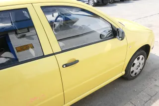 Skoda Fabia 6Y Kombi Limousine Tür vorne rechts Beifahrertür gelb LF1R - Bild 3