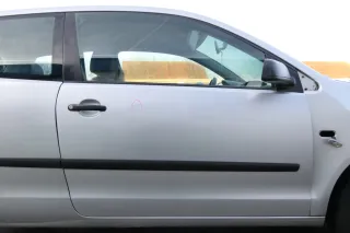 Polo 9N 9N3 Tür vorne rechts Beifahrertür 2/3-Türer silber LA7W ohneAnbauteile - Bild 1