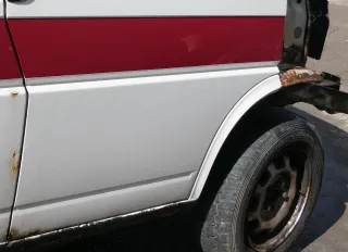 VW T4 Tür vorne rechts weiß R902 Beifahrertür 701831056H bis ca1996 ohne Anbau - Bild 2
