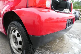 VW Lupo Stoßstange hinten Heckstoßstange Stoßfänger rot LP3G - Bild 6