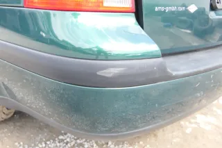 VW Golf 4 Bora Kombi Stoßstange hinten Heckstoßstange Stoßfänger grün LC6M - Bild 4