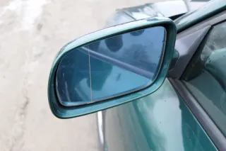 Audi A3 8L elektrischer Spiegel Außenspiegel links mit Glas grün LZ6L - Bild 2