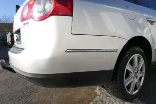 VW Passat 3C Kombi Stoßstange hinten Heckstoßstange Stoßfänger silber grau LA7W - Bild 3