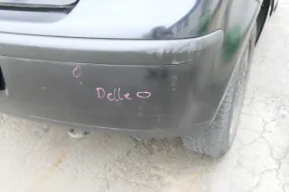 VW Polo 9N 9N3 Stoßstange Heckstoßstange hinten schwarz LC9Z - Bild 10