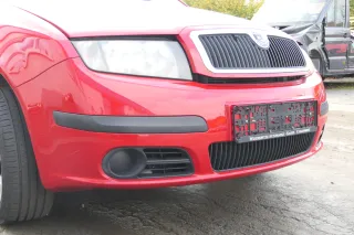 Skoda Fabia 6Y Stoßstange Stoßfänger vorne rot LF3K 2004-2008 - Facelift - Bild 5