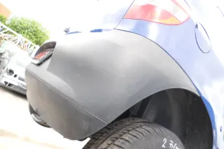 VW Fox 5Z Stoßstange hinten Stoßfänger schwarz matt u - Bild 5